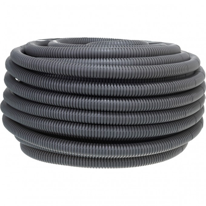 Труба гофрированная ПВХ ЭРА легкая d 25 мм с протяжкой серый (уп. 50 м) B0020113 Труба гофрированная ПВХ ЭРА легкая d 25 мм с протяжкой серый (уп. 50 м) B0020113