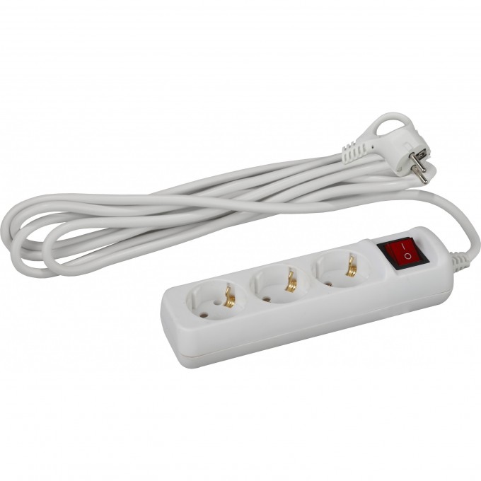 Удлинитель электрический ЭРА U-3ES-3M-3x1 с заземлением с выключателем 3 розетки 3м ПВС 3x1мм2 16А B0028378 Удлинитель электрический ЭРА U-3ES-3M-3x1 с заземлением с выключателем 3 розетки 3м ПВС 3x1мм2 16А B0028378