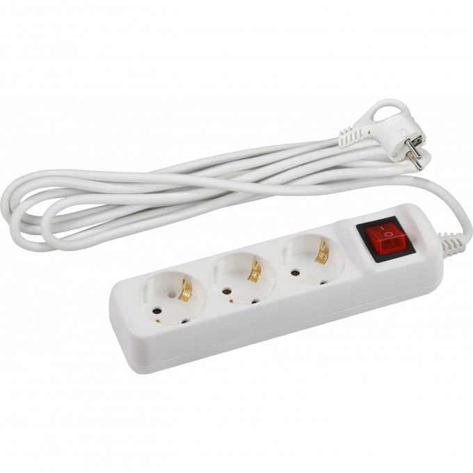 Удлинитель электрический ЭРА U-3es-3m-3x1,5 с заземлением с выключателем 3 розетки 3м ПВС 3x1,5мм2 16А B0044040 Удлинитель электрический ЭРА U-3es-3m-3x1,5 с заземлением с выключателем 3 розетки 3м ПВС 3x1,5мм2 16А B0044040