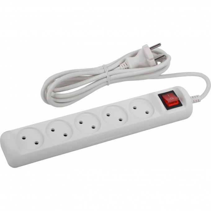 Удлинитель электрический ЭРА U-5s-1,5m-2x1 без заземления c выключателем 5 розеток 1,5м ПВС 2x1мм2 10А B0044055 Удлинитель электрический ЭРА U-5s-1,5m-2x1 без заземления c выключателем 5 розеток 1,5м ПВС 2x1мм2 10А B0044055