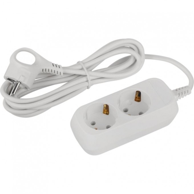 Удлинитель электрический ЭРА UDL-10-230-E Greenline 2 розетки с заземлением 3м ПВС 3х0.75кв.мм B0064947 Удлинитель электрический ЭРА UDL-10-230-E Greenline 2 розетки с заземлением 3м ПВС 3х0.75кв.мм B0064947