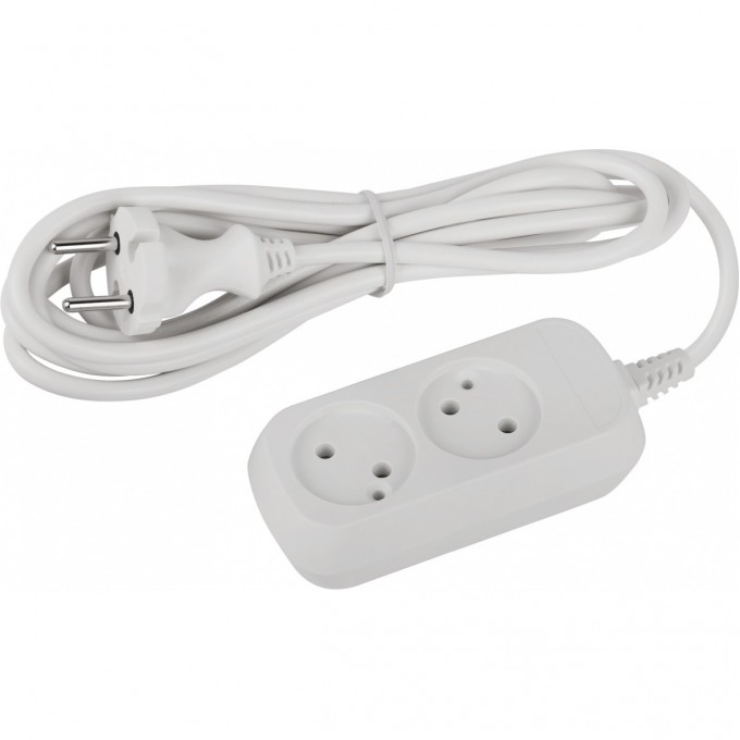 Удлинитель электрический ЭРА UDL-10-230 Greenline 2 розетки без заземления 3м ПВС 2х0.75кв.мм B0065067 Удлинитель электрический ЭРА UDL-10-230 Greenline 2 розетки без заземления 3м ПВС 2х0.75кв.мм B0065067