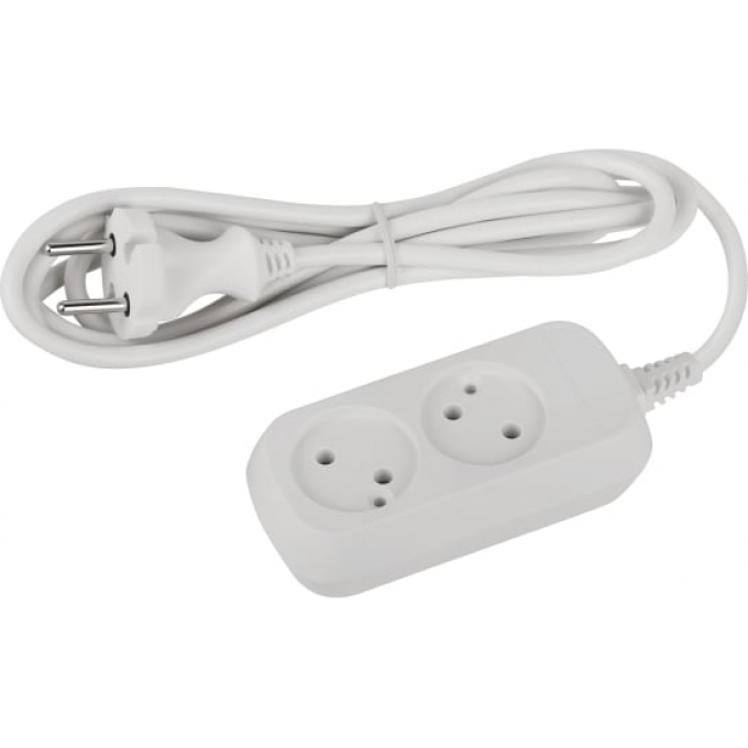 Удлинитель электрический ЭРА UDL-10-250 Greenline 2 розетки без заземления 5м ПВС 2х0.75кв.мм B0065044 Удлинитель электрический ЭРА UDL-10-250 Greenline 2 розетки без заземления 5м ПВС 2х0.75кв.мм B0065044