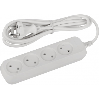 Удлинитель электрический ЭРА UDL-10-430 Greenline 4 розетки без заземления 3м ПВС 2х0.75кв.мм