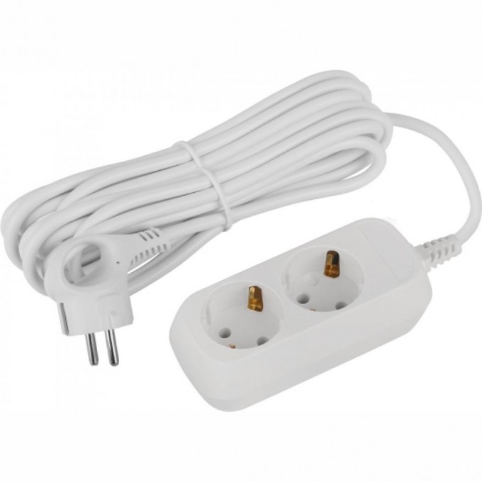 Удлинитель электрический ЭРА UDL-16-250-E Greenline 2 розетки с заземлением 5м ПВС 3х1кв.мм B0065014 Удлинитель электрический ЭРА UDL-16-250-E Greenline 2 розетки с заземлением 5м ПВС 3х1кв.мм B0065014