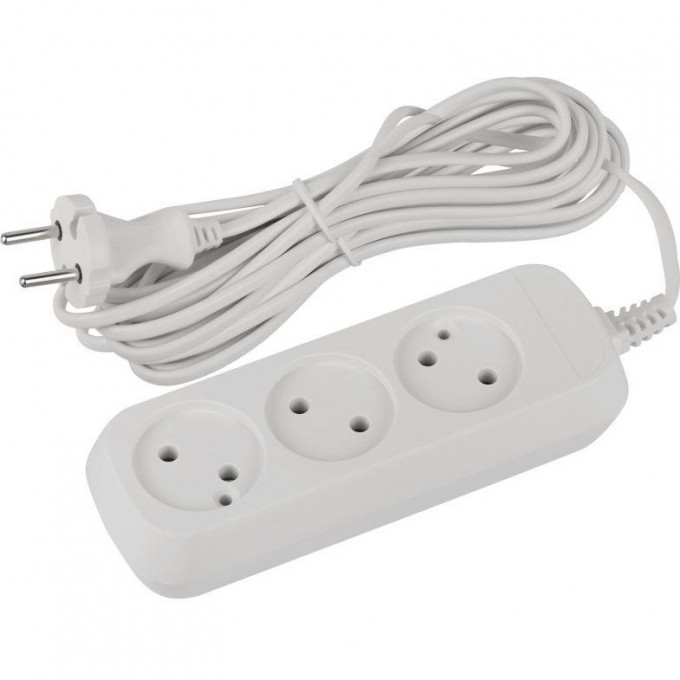 Удлинитель электрический ЭРА UDL-6-350 Greenline 3 розетки без заземления 5м ШВВП 2х0.75кв.мм B0065070 Удлинитель электрический ЭРА UDL-6-350 Greenline 3 розетки без заземления 5м ШВВП 2х0.75кв.мм B0065070