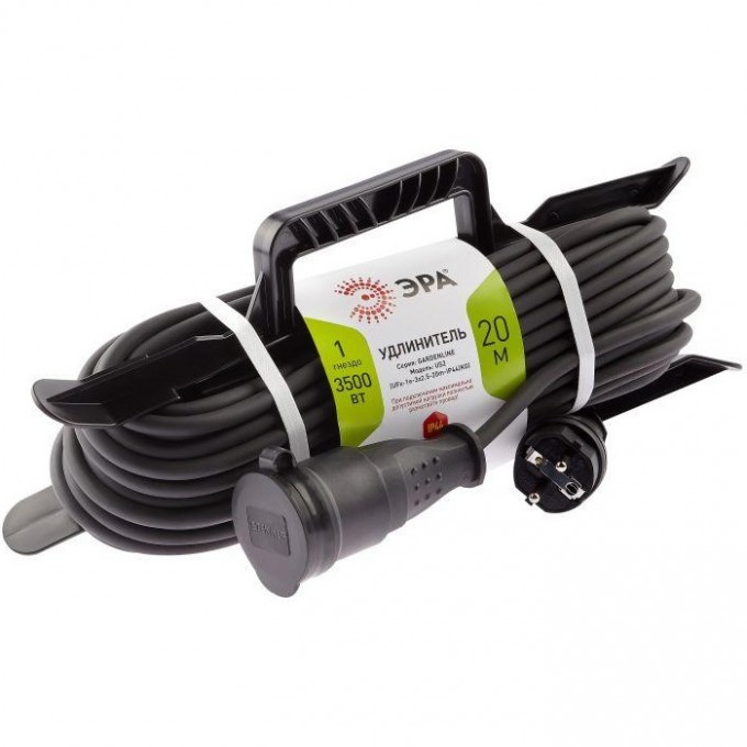 Удлинитель-шнур на рамке ЭРА Б0050871 1х20м с заземлением 16А IP44 UFx-1e-3х2.5-20m-IP44 3х2.5 B0050871 Удлинитель-шнур на рамке ЭРА Б0050871 1х20м с заземлением 16А IP44 UFx-1e-3х2.5-20m-IP44 3х2.5 B0050871