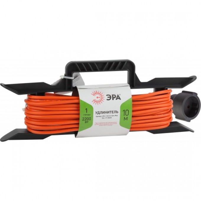 Удлинитель силовой ЭРА UFX-1-2x1.0-10M на рамке без заземления 1 розетка 10м ПВС 2х1мм2 B0043039 Удлинитель силовой ЭРА UFX-1-2x1.0-10M на рамке без заземления 1 розетка 10м ПВС 2х1мм2 B0043039