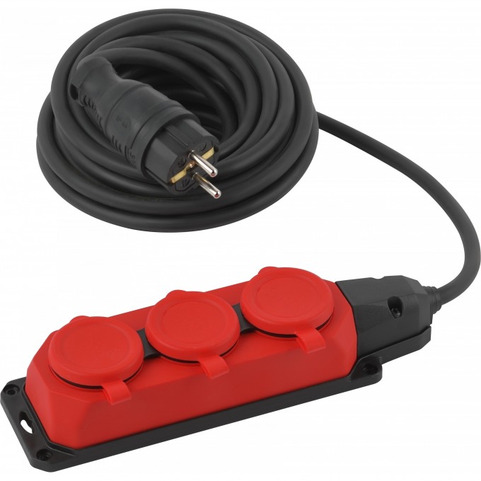 Удлинитель силовой ЭРА UK-3e-3x1.5-5m-IP44(KG) с заземлением, каучук 5м КГ 3х1.5кв.мм IP44 B0057579 Удлинитель силовой ЭРА UK-3e-3x1.5-5m-IP44(KG) с заземлением, каучук 5м КГ 3х1.5кв.мм IP44 B0057579