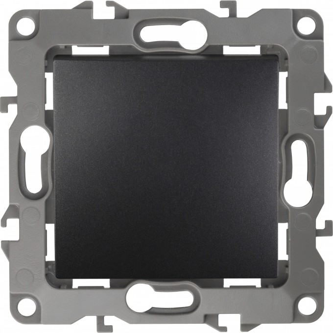 Выключатель ЭРА 10АХ-250В IP20 ЭРА12 антрацит B0014625 Выключатель ЭРА 10АХ-250В IP20 ЭРА12 антрацит B0014625