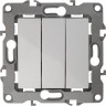 Выключатель ЭРА 12-1107-01 тройной 10АХ-250В IP20 белый B0014669 Выключатель ЭРА 12-1107-01 тройной 10АХ-250В IP20 белый B0014669