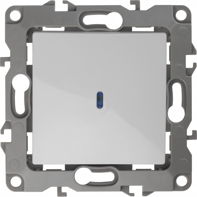 Выключатель ЭРА с подсветкой 10АХ-250В IP20 белый B0014633 Выключатель ЭРА с подсветкой 10АХ-250В IP20 белый B0014633