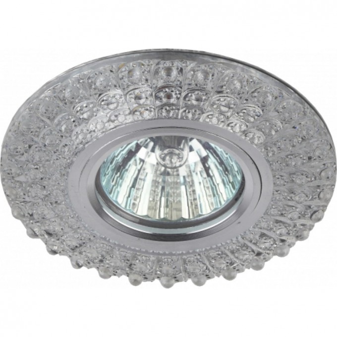 Светильник ЭРА DK LD2 SL/WH+PU декор cо светодиодной подсветкой белый+фиолетовый прозрачный B0019198 Светильник ЭРА DK LD2 SL/WH+PU декор cо светодиодной подсветкой белый+фиолетовый прозрачный B0019198