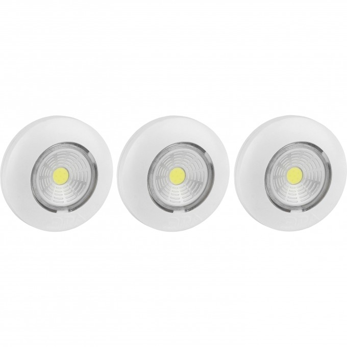 Светодиодный фонарь подсветка ЭРА ПУШЛАЙТ SB-502 АВРОРА самоклеящийся 3шт белый COB B0031041 Светодиодный фонарь подсветка ЭРА ПУШЛАЙТ SB-502 АВРОРА самоклеящийся 3шт белый COB B0031041